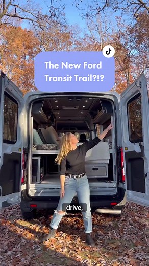 Explore the 2023 Ford Transit Trail Campervan Features
