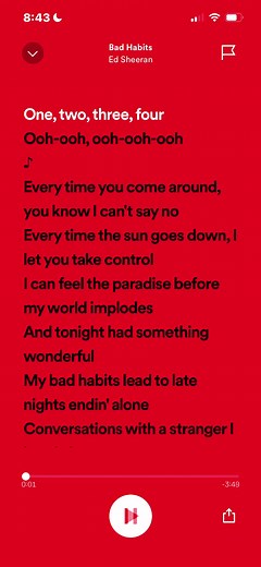 Exploring Ed Sheeran's 'Bad Habits' Lyrics