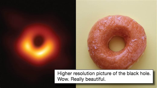 The first black hole photo has already inspired the best space-themed memes