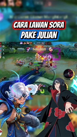 cara lawan sora pake julian #mobilelegends #mlbb #trending #gaming