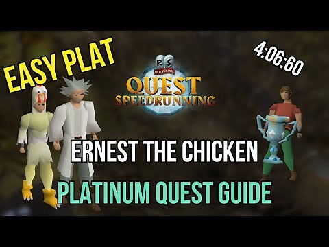 Easiest Dialogue Skip | Ernest The Chicken Platinum Strategy Guide - [Speedrunning Quest Guide OSRS]