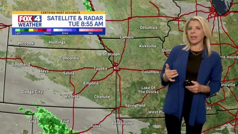 Tuesday mid-morning forecast