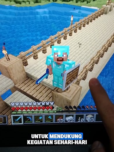Aset Minecraft: Ternak, Pertanian, dan Kepala Desa Makmur
