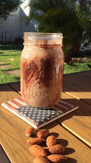 Chocolate almond energy shake. subscribe my youtube channel 'Salt to taste official' and my Instagram Salt_to_taste1 for more recipes. thank you 😊