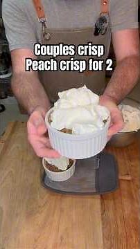 Couple Crisp (peach crisp for 2)