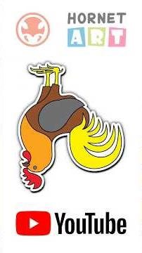 🐓 How to Draw Rooster (Rooster Drawing)