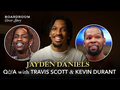 Jayden Daniels Answers Kevin Durant & Travis Scott Questions on the NFL, his Iconic Hail Mary & More