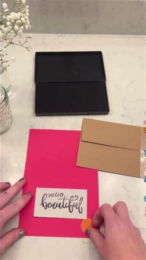 Make Custom Cards with Rubber Stamps! #handmade #diy #cardmaking