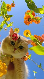 3.8K views · 72 reactions | Why hello there    @lovelycatonline #catstagram #flowerfields #wildflowers #catlovers | Goddess Provisions | Facebook