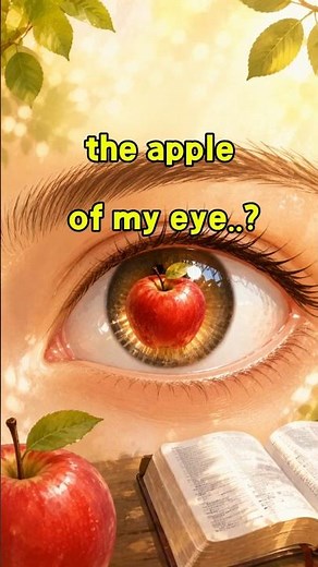 The Apple of My Eye | A Beautiful Bible Expression Explained #BibleExpressions #Bible #bibleshorts