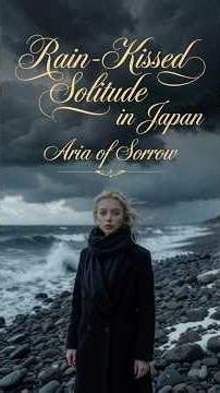Aria of Sorrow: Rain-Kissed Solitude in Japan 🌧️ #Shorts #悲しみの風AI Popera by Oria 日本音楽 #popera