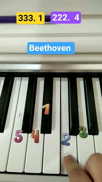 How to play Beethoven on piano #piano #pianolessons #pianotutorial