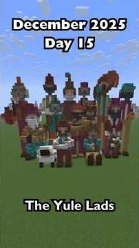 December Countdown - Day 15 #minecraft #christmas #gaming #folklore #iceland #minecraftbuilding