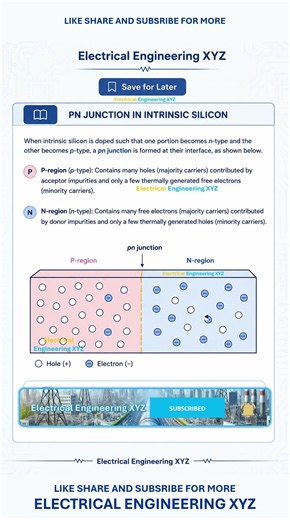 PN Junction Explained in 60 Seconds! #Electronics #Shorts