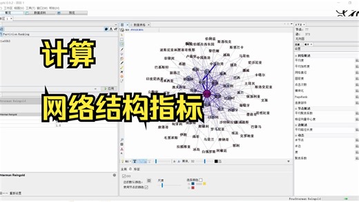 Gephi计算专利合作网络结构指标（三）：密度、平均度、直径、平均聚类、平均路径长度、度数中心度、中介中心度、接近中心度、社区探算法