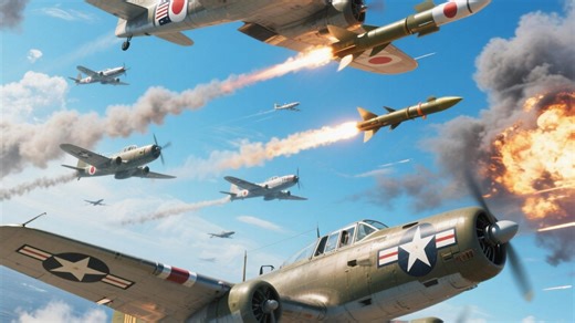 零式怕到绕道走！F6F高空蹲点战术，6000米把日机打成筛子