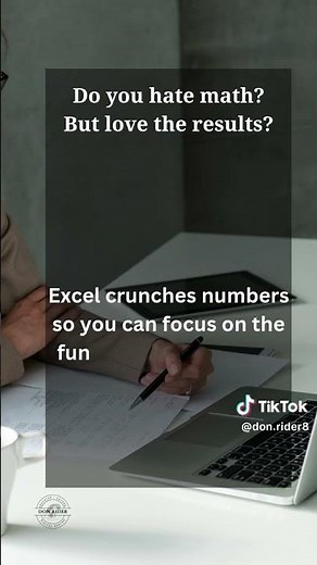 Excel Makes Math Easy! #spreadsheetmagic