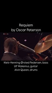 "Requiem" by #OscarPeterson. Today, dedicated with love to his late grandson, Sean. Performance from the 2004 Festival International de Jazz de Montréal | Oscar Peterson