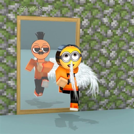 The Strange Mirror, Hamood Habibi vs. Sprunki Dave Minion!