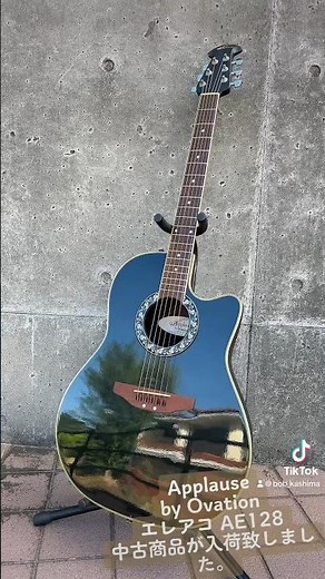 Applause by Ovation エレアコ AE128 中古商品が入荷致しました。#applause #ovation #guitar #ボブ楽器店 #楽器店 #楽器屋 #鹿嶋市 #茨城県