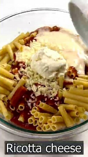 The Best Baked Ziti Recipe Ever! #Shorts