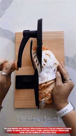 Innovative Bread Guillotine Slicer Tool System: Best Uniform Hand-Cut Precision Action