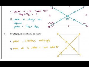 Grade 11 Analytical Geometry Topic 6 - Proving Quadrilaterals