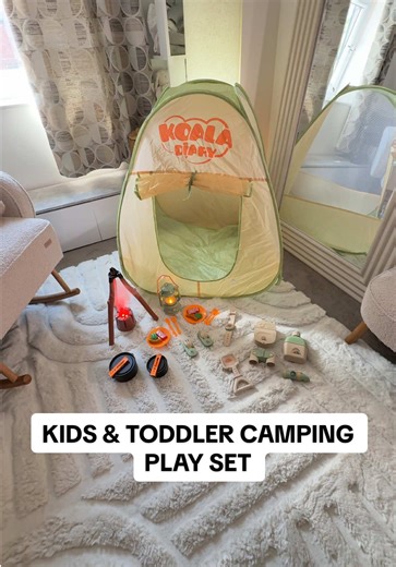Baby, toddler and kids outdoor / indoor camping set #toddlersoftiktok #toddlermom #kidstiktok #kidstoys #tiktokmademebuyit