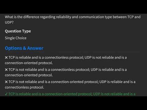30 CCNA Question Explanation