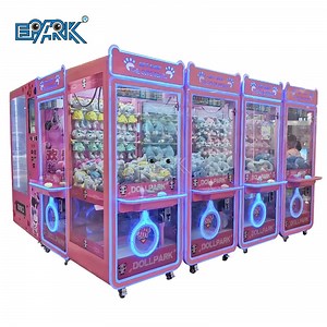 [Hot Item] Coin Operated Plush Toy Vending Machine Claw Crane Game Machine