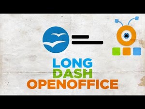 How to Put a Long Dash in Open Office