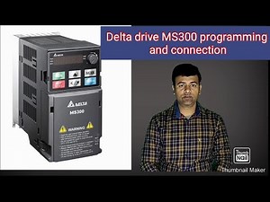 🔵Delta drive MS 300 control wiring connection and programming. #deltadrive #deltadrivems300