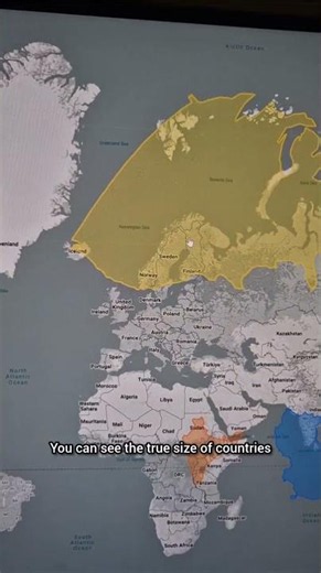 SEE THE TRUE SIZE OF COUNTRIES!