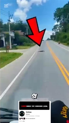 They saw this woman lying on the side of the road and this happened!! 😰😱 #foryou #youtubeshorts