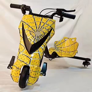 [Hot Item] Cheap Kids 3 Wheel Electric Drifter 360 Drifting Scooter Drift Trike 36V with Seat for Kids Kart