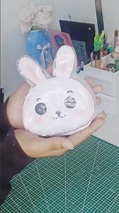DIY Paper Squishy 🐰🤍 #diypapersquishy #shorts #youtubeshorts #crafteraditi #mansihandmade