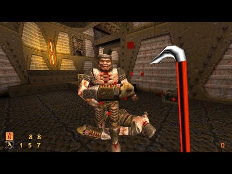 Quake-Life: playing Quake as Gordon Freeman (Half-Life)