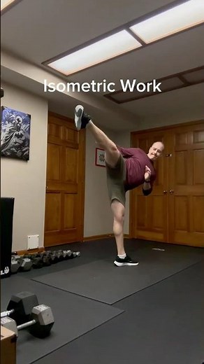 Isometric Karate Kicks #kicktechniques #kickingdrills #martialartsworkout #kickingpower #motivation