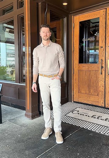 We caught up with our friend @Adam Doleac before his show in Charlotte. Styled in our Mariner Sweater Polo.