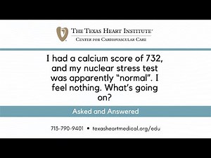I had a calcium score of 732, and my nuclear stress test was apparently “normal”. I feel nothing...