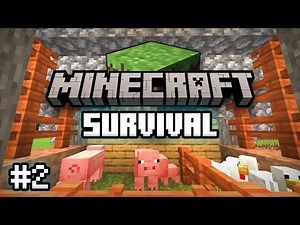 Farm Foundation: Building Efficient Animal Pens | Minecraft [1.21] Singleplayer Survival Ep. 2
