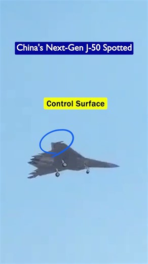 China’s J-50 Sixth-Gen Fighter Jet Spotted Landing