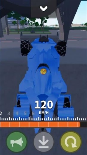 doing a perfect jump #carcrushers2 #roblox #video #perfect #jump #ramp #stunt