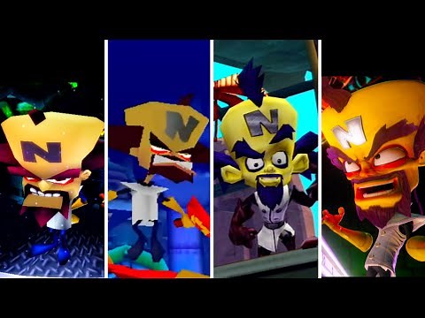 Evolution of Dr. Neo Cortex Battles in Crash Bandicoot Games 1996-2020