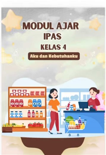 Modul ajar Deep Learning IPAS kelas 4 Aku dan Kebutuhanku. Modul supervisi fokus indikator Instruksi Pembelajaran. Modul disusun dengan CP terbaru no 046 2025. Modul dengan pendekatan Deep Learning atau Pembelajaran mendalam dan model Problem Based Learning (PBL) dan berdiferensiasi. File dalam bentuk word sudah dilengkapi dengan lampiran yang terdiri dari ✅Media ajar berupa vidio dan PPT ✅Bahan Ajar ✅LKPD ✅Instrumen Penilaian meliputi sikap, pengetahuan dan keterampilan #modulppg #ukin #ppg2025