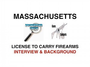 The Massachusetts Gun Permit Process (LTC) Part 3 of 3: Interview & Background Checks