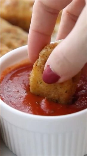🤍HOMEMADE MOZZARELLA STICKS🤍