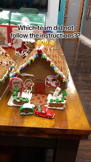 Gingerbread House Mishap: Who Misinterpreted the Instructions?