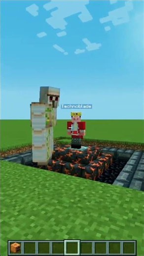 How to SPAWN Technoblade in Minecraft! 😱🔥 #shorts
