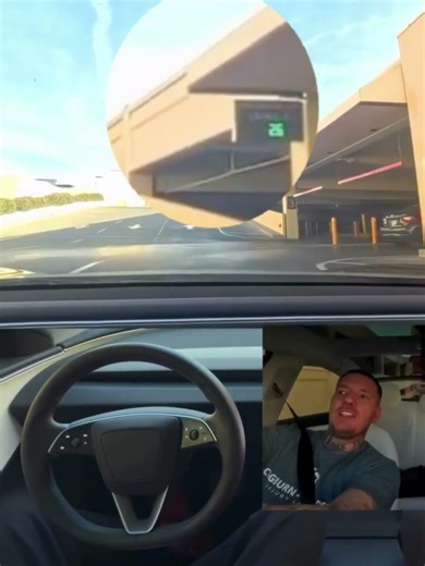 Wynn Parking Lot: Tesla FSD Knows the Garage Level Is Full ... Finds Parking -- Teslaconomics